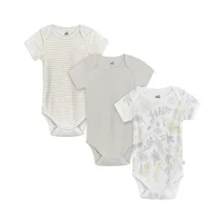 Shop All|Just Born - 3Pk Baby Neutral Bodysuit, Neutral Foliage - cutbabycare.com | baby boutique & care hub