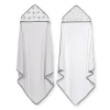 Bath Potty|Just Born - 2Pk Counting Sheep Hooded Towels, Grey - cutbabycare.com | baby boutique & care hub