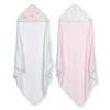 Bath Potty|Just Born - 2Pk Love and Sugar Hooded Towels, Pink - cutbabycare.com | baby boutique & care hub