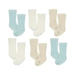 Shop All|Just Born - 6Pk Novelty Rib Socks Baby Boy - cutbabycare.com | baby boutique & care hub