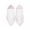 Bath Potty|Just Born - 3Pk Terry Hooded Towel, Vintage Floral - cutbabycare.com | baby boutique & care hub