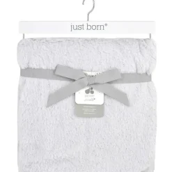 Stroller|Just Born Sparkle Plush Blanket, Grey - cutbabycare.com | baby boutique & care hub