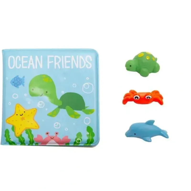 Bath Potty|Kate & Milo Ocean Friends Bath Book And Toy Set - cutbabycare.com | baby boutique & care hub