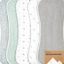 Shop All|Keababies - 5-Pack Softe Burp Cloths, Nordic - cutbabycare.com | baby boutique & care hub