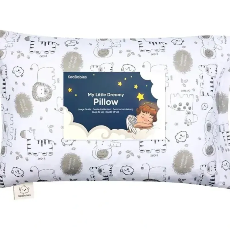 Health Safety|Keababies - 13X18 Toddler Pillow With Pillowcase, Keasafari - cutbabycare.com | baby boutique & care hub