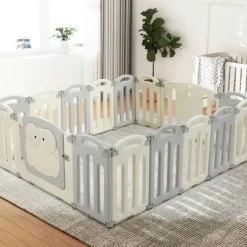 Shop All|Keezi Baby Playpen 16 Panels Foldable Toddler Fence Safety Play Activity Centre - cutbabycare.com | baby boutique & care hub