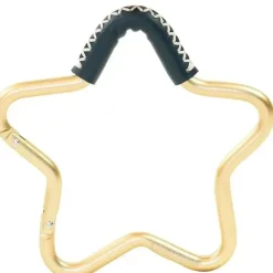 Gear Travel|Kidco - Buggy Gear Star Hook by BUGGYGEAR Gold/Navy Leather - cutbabycare.com | baby boutique & care hub