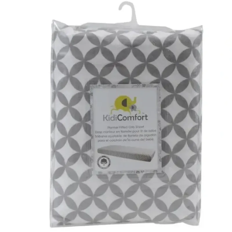 Shop All|Kidicomfort 100% Cotton Grey Diamond Baby Fitted Crib Sheet - cutbabycare.com | baby boutique & care hub