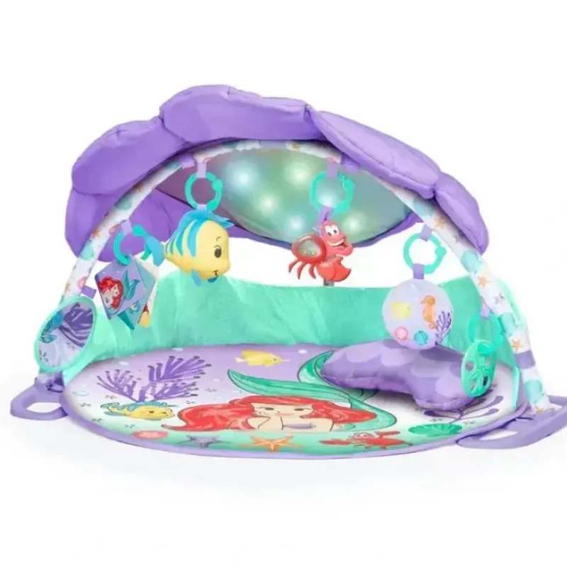 Shop All|Kids 2 - Bright Starts The Little Mermaid Twinkle Trove Light-Up Musical Baby Activity Gym - cutbabycare.com | baby boutique & care hub