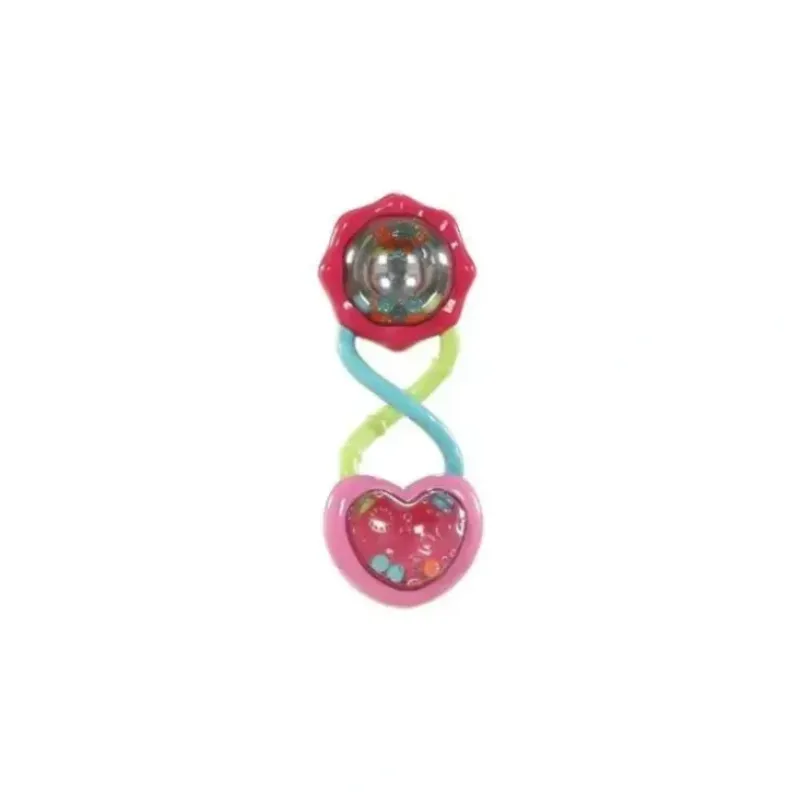 Shop All|Kids II - Bright Starts Rattle & Shake Barbell Pink 3M+ - cutbabycare.com | baby boutique & care hub