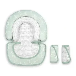 Stroller|Kids II - Ingenuity Head Support & Strap Covers, Fern - cutbabycare.com | baby boutique & care hub