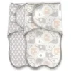Shop All|Kids II - 2Pk Ingenuity Farewell Fuss Swaddle, Grazer/Elephant - cutbabycare.com | baby boutique & care hub