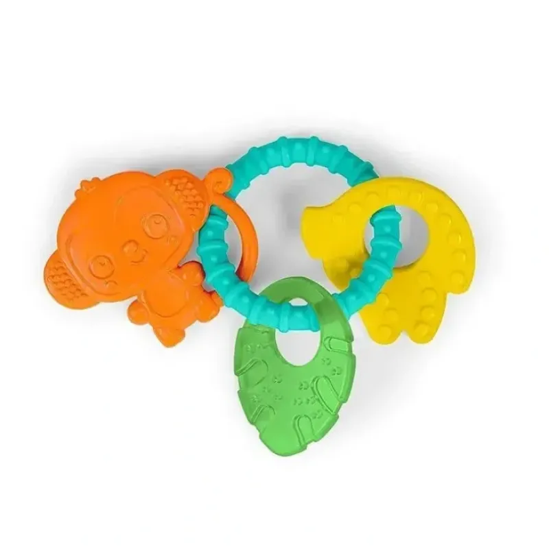 Shop All|Kids II - Tropical Chews Teething Ring - cutbabycare.com | baby boutique & care hub