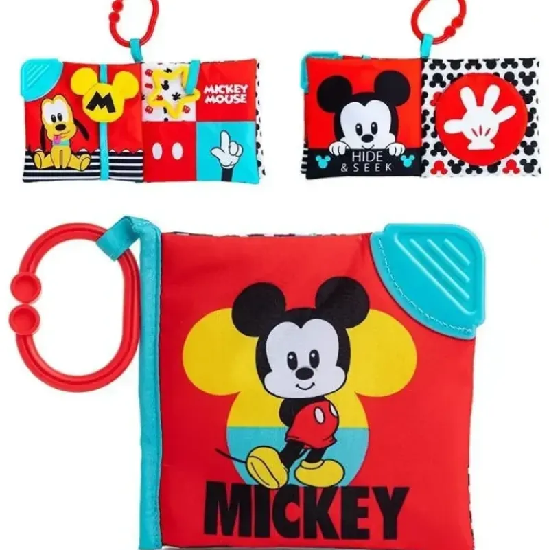 Stroller|Kids Preferred - Disney Black & White Mickey Mouse Soft Book - cutbabycare.com | baby boutique & care hub
