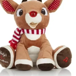 Shop All|Kids Preferred - Santa Claus Rudolph The Red-Nosed Reindeer Musical Stuffed Animal, 8 Inches - cutbabycare.com | baby boutique & care hub