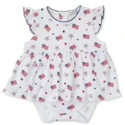 Shop All|Kissy Kissy - Baby Basic Long Sleeve Bodysuit, 4th of July - cutbabycare.com | baby boutique & care hub