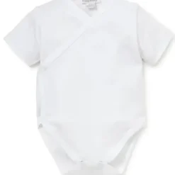 Shop All|Kissy Kissy - Baby Basic Short Sleeve Cross Bodysuit, White - cutbabycare.com | baby boutique & care hub