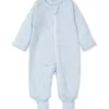 Shop All|Kissy Kissy - Baby Blue Stripe Footie With Zip, Light Blue - cutbabycare.com | baby boutique & care hub