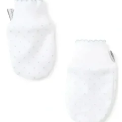 Shop All|Kissy Kissy - Baby Boy Dots Print Mittens, White/Light Blue - cutbabycare.com | baby boutique & care hub