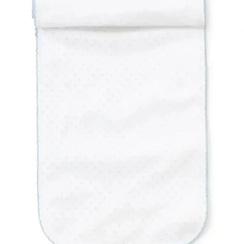 Shop All|Kissy Kissy - Baby Boy Dots Print Burp Cloth, White/Light Blue - cutbabycare.com | baby boutique & care hub