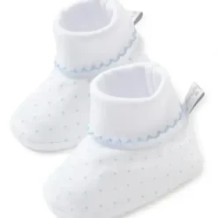 Shop All|Kissy Kissy - Baby Boy Dots Print Booties, Light Blue - cutbabycare.com | baby boutique & care hub