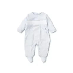 Shop All|Kissy Kissy - Baby Boy Footie With Hand Smocked, Light Blue - cutbabycare.com | baby boutique & care hub