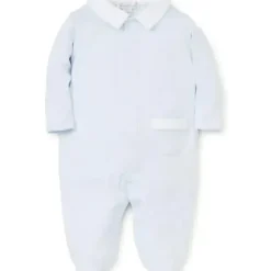 Shop All|Kissy Kissy - Baby Boy New Beginnings Footie With Collar, Blue - cutbabycare.com | baby boutique & care hub