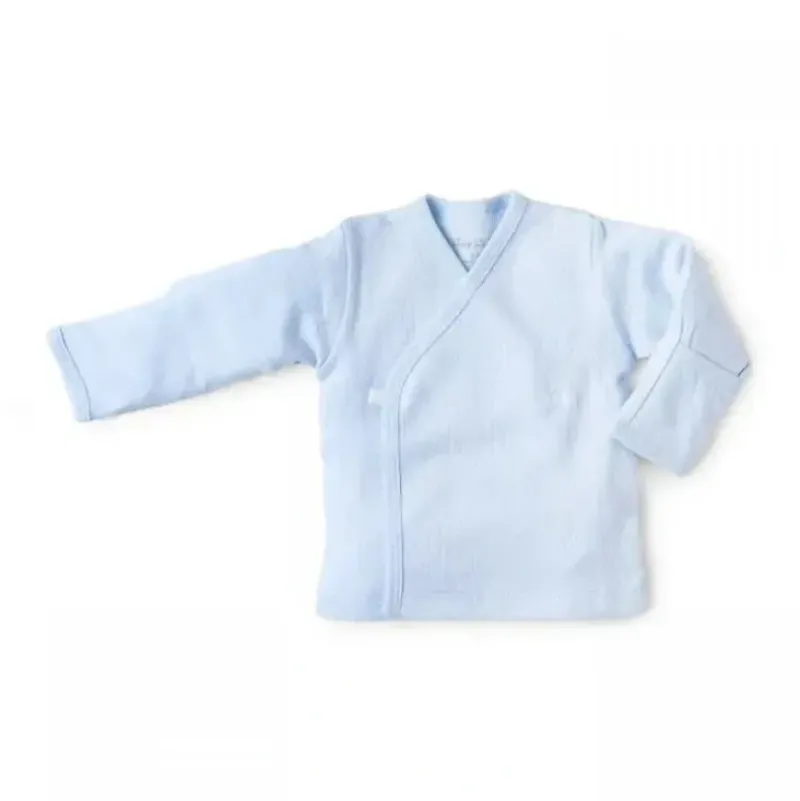 Shop All|Kissy Kissy - Baby Boy Pointelle Long Sleeve Cross Tee, Light Blue - cutbabycare.com | baby boutique & care hub