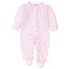 Shop All|Kissy Kissy - Baby Girl Footie With Zip Hearts, White/Pink - cutbabycare.com | baby boutique & care hub