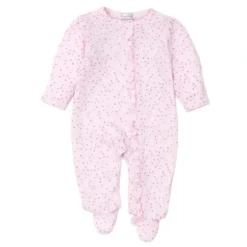 Shop All|Kissy Kissy - Baby Girl Footie With Zip Hearts, White/Pink - cutbabycare.com | baby boutique & care hub