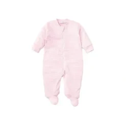Shop All|Kissy Kissy - Baby Girl Footie With Zip, Stripes Pink - cutbabycare.com | baby boutique & care hub