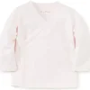 Shop All|Kissy Kissy - Baby Girl Pointelle Long Sleeve Cross Tee, Pink - cutbabycare.com | baby boutique & care hub