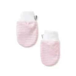 Shop All|Kissy Kissy - Baby Girl Simple Stripes Mittens, Pink - cutbabycare.com | baby boutique & care hub