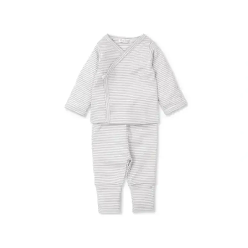 Shop All|Kissy Kissy - Baby Neutral Footed Pant Set, Grey - cutbabycare.com | baby boutique & care hub