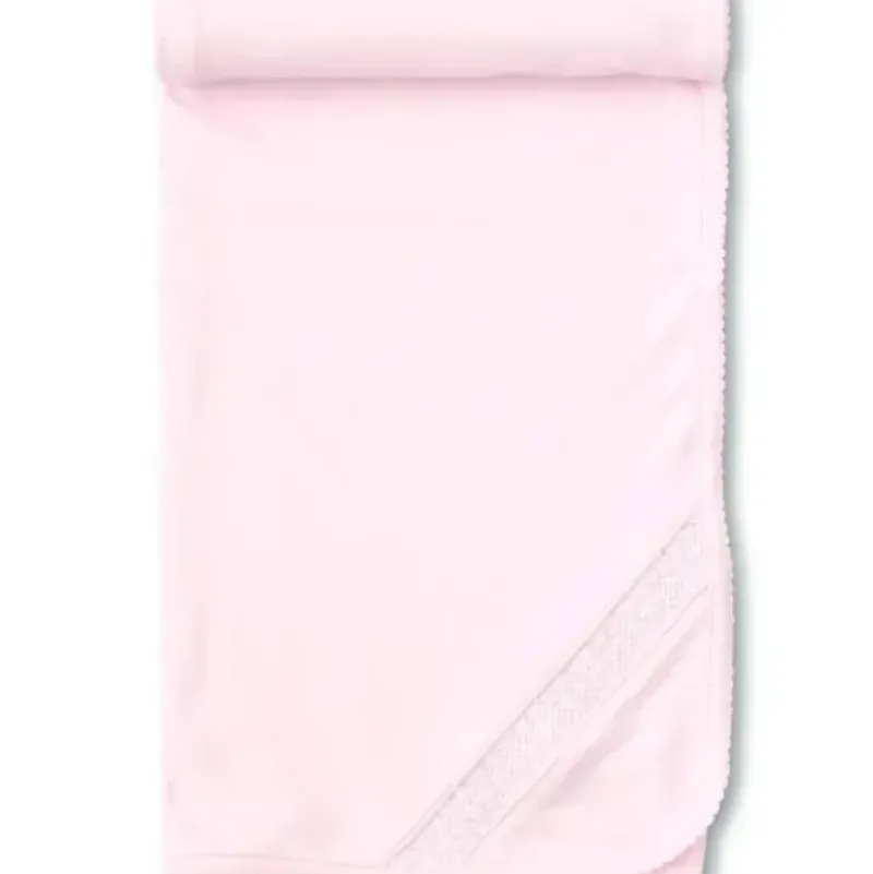 Shop All|Kissy Kissy - Baby Pink Blanket With Hand Smocked - cutbabycare.com | baby boutique & care hub