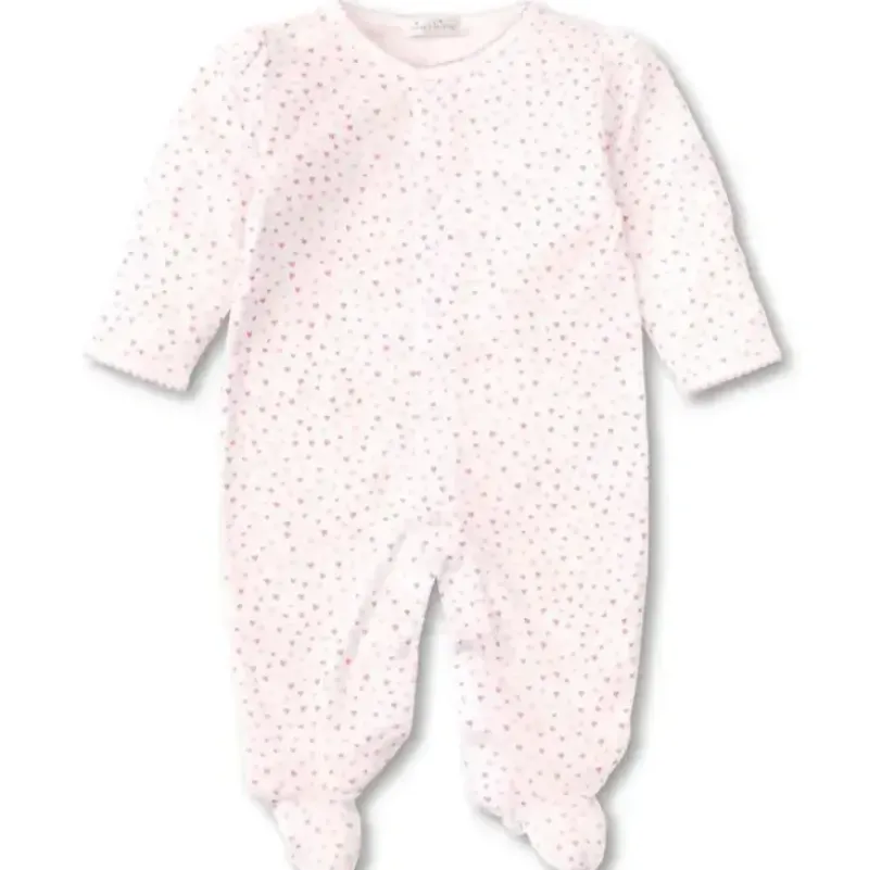 Shop All|Kissy Kissy - Footie, Hearts, 3-6M, White/Pink - cutbabycare.com | baby boutique & care hub