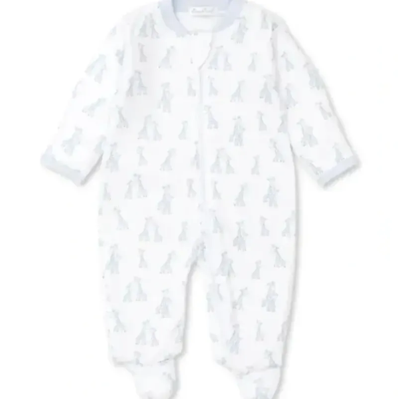 Shop All|Kissy Kissy - Giraffe Grins Zip Footie, Blue - cutbabycare.com | baby boutique & care hub