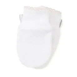Shop All|Kissy Kissy - New Dots Print Mitts, White/Pink - cutbabycare.com | baby boutique & care hub