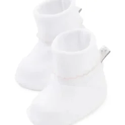 Shop All|Kissy Kissy - New Kissy Dots Print Booties, White/Pink - cutbabycare.com | baby boutique & care hub