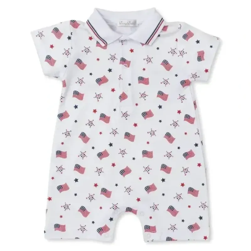 Shop All|Kissy Kissy - Short Playsuit, 4Th July - cutbabycare.com | baby boutique & care hub