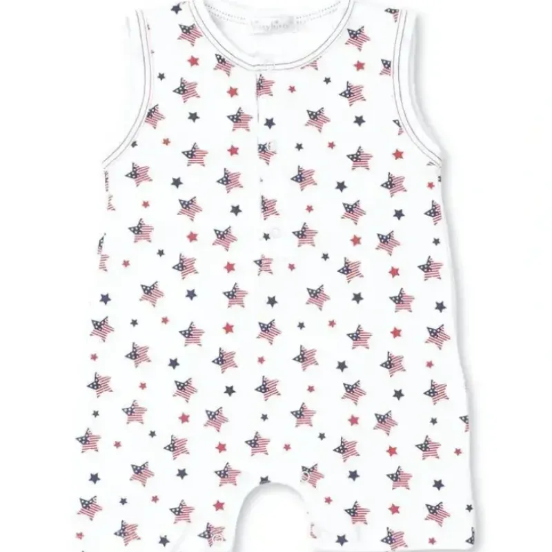 Shop All|Kissy Kissy - Sleeveless Playsuit, Star-Spangled Spirit 4Th July - cutbabycare.com | baby boutique & care hub