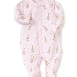 Shop All|Kissy Kissy - Sophie La Girafe Print Footie, Pink - cutbabycare.com | baby boutique & care hub
