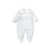 Shop All|Kissy Kissy Footie W/ Hand Smocked CLB Charmed With Collar Light Blue - cutbabycare.com | baby boutique & care hub