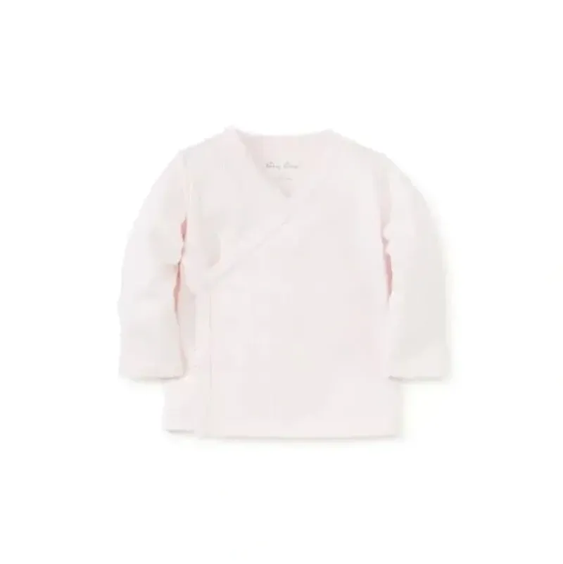 Shop All|Kissy Kissy Pointelle Long Sleeve Cross Tee, Pink - cutbabycare.com | baby boutique & care hub