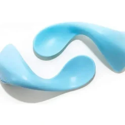 Health Safety|Kizingo - 2Pk Right-Handed Curved Baby Spoons for Baby-Led Weaning, Light Blue - cutbabycare.com | baby boutique & care hub