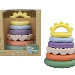 Shop All|Koala Dream Silicone Kids/Childrens Sensory Rainbow Stacking Teether 0M+ - cutbabycare.com | baby boutique & care hub
