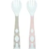 Shop All|Kushies - Silibend Fork 2 Pack Sand and Pink - cutbabycare.com | baby boutique & care hub