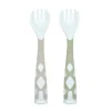Shop All|Kushies Baby - Silibend Forks, 2pack, Sand / Emerald - cutbabycare.com | baby boutique & care hub