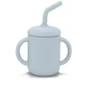 Shop All|Kushies Baby - SILISIPPY Unbreakable, Spill-Proof Silicone Cup with Straw, 4 oz, Blue - cutbabycare.com | baby boutique & care hub