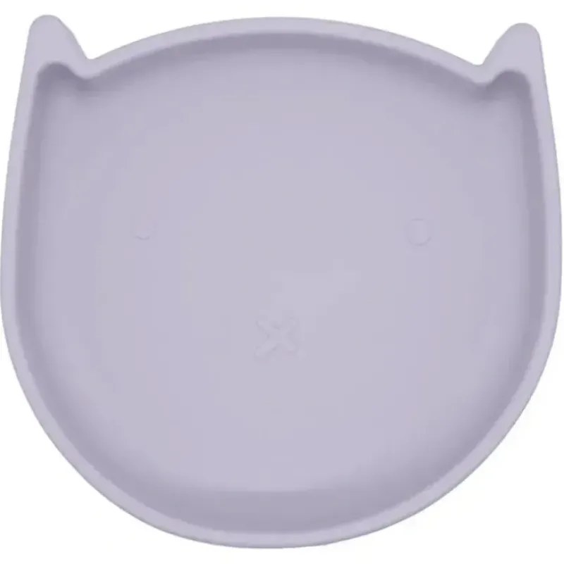Shop All|Kushies Baby - SILLYKITTY Unbreakable Fun Baby and Toddler Silicone Plate with Suction, Violet - cutbabycare.com | baby boutique & care hub